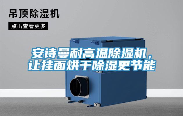 安詩曼耐高溫除濕機，讓掛面烘干除濕更節能