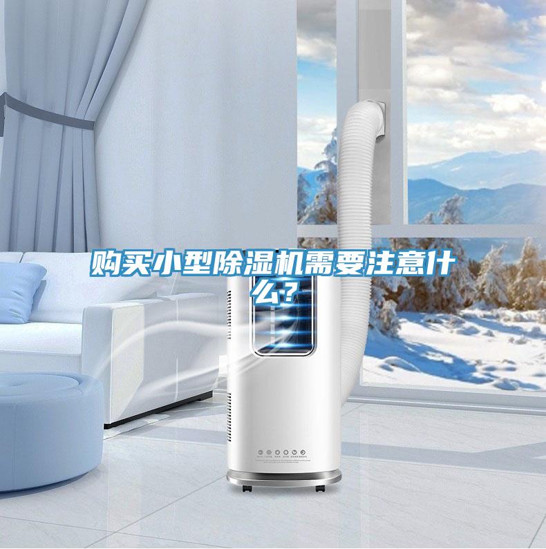 購買小型除濕機需要注意什么？