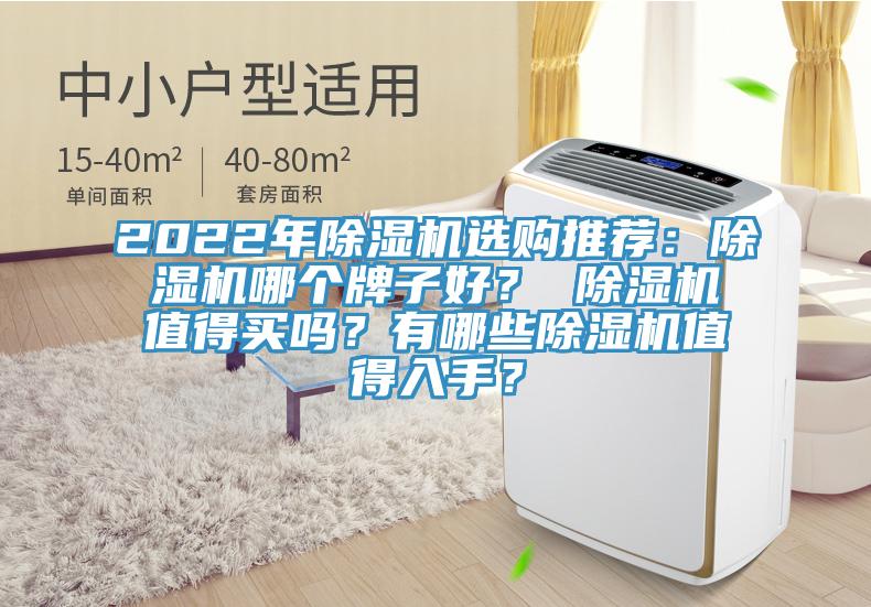 2022年除濕機選購推薦：除濕機哪個牌子好？ 除濕機值得買嗎？有哪些除濕機值得入手？