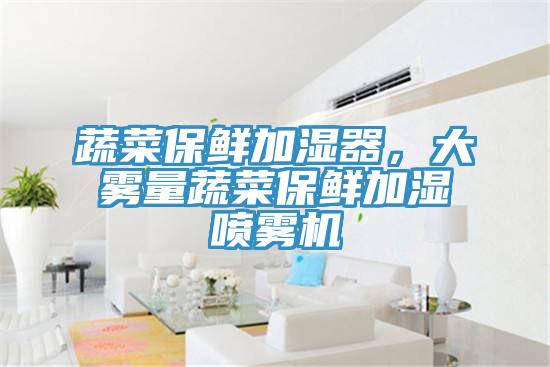 蔬菜保鮮加濕器，大霧量蔬菜保鮮加濕噴霧機(jī)
