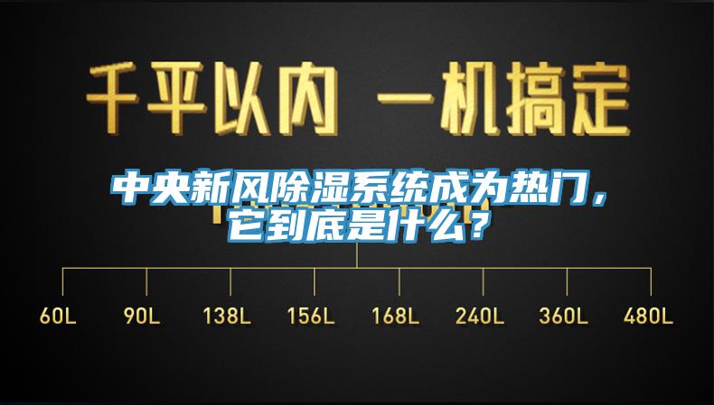 中央新風除濕系統成為熱門，它到底是什么？