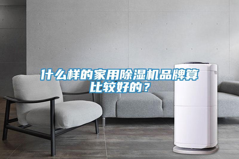 什么樣的家用除濕機品牌算比較好的？