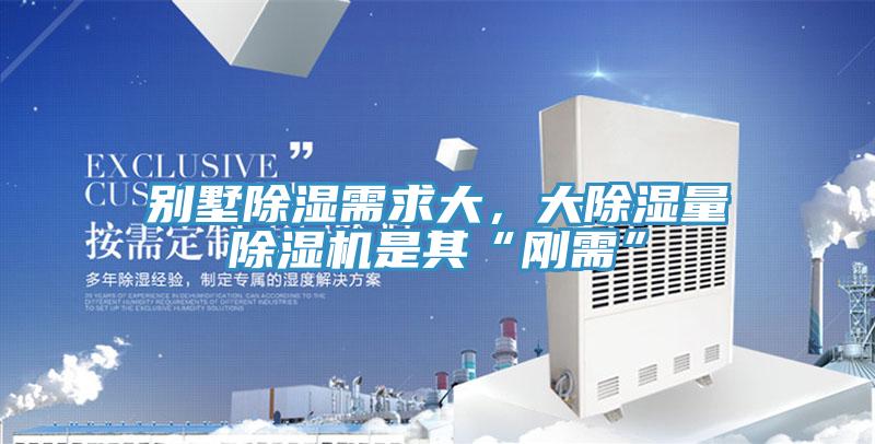 別墅除濕需求大，大除濕量除濕機是其“剛需”