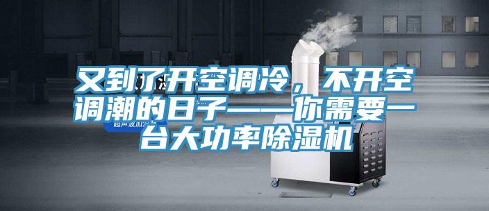 又到了開空調冷，不開空調潮的日子——你需要一臺大功率除濕機