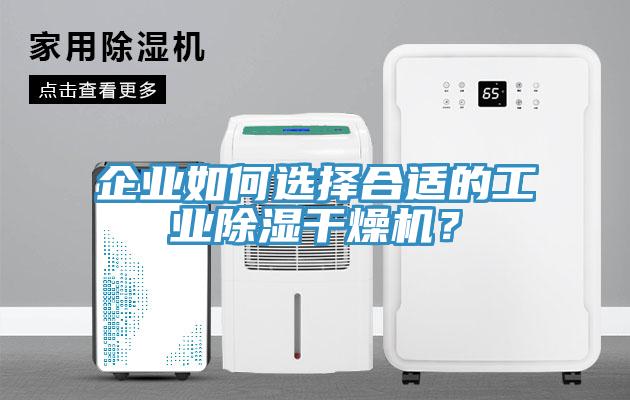 企業(yè)如何選擇合適的工業(yè)除濕干燥機(jī)？