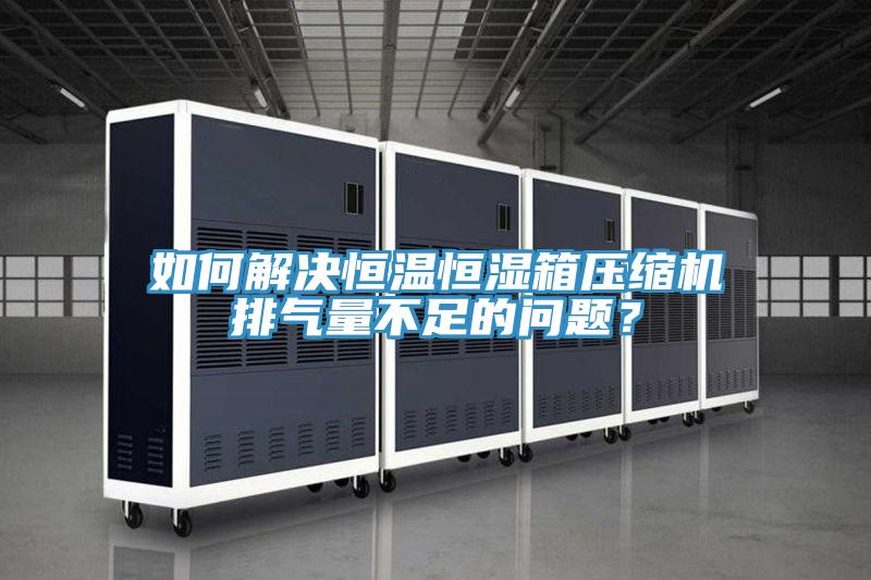 如何解決恒溫恒濕箱壓縮機(jī)排氣量不足的問題？