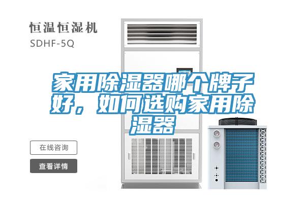家用除濕器哪個(gè)牌子好，如何選購家用除濕器