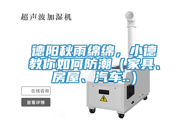 德陽秋雨綿綿，小德教你如何防潮（家具、房屋、汽車..）