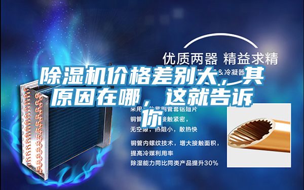 除濕機價格差別大，其原因在哪，這就告訴你